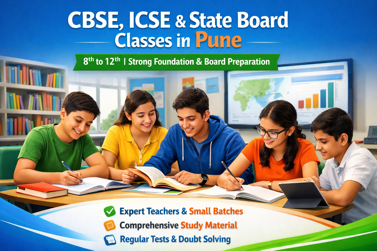 CBSE, ICSE & State Board Classes in Pune